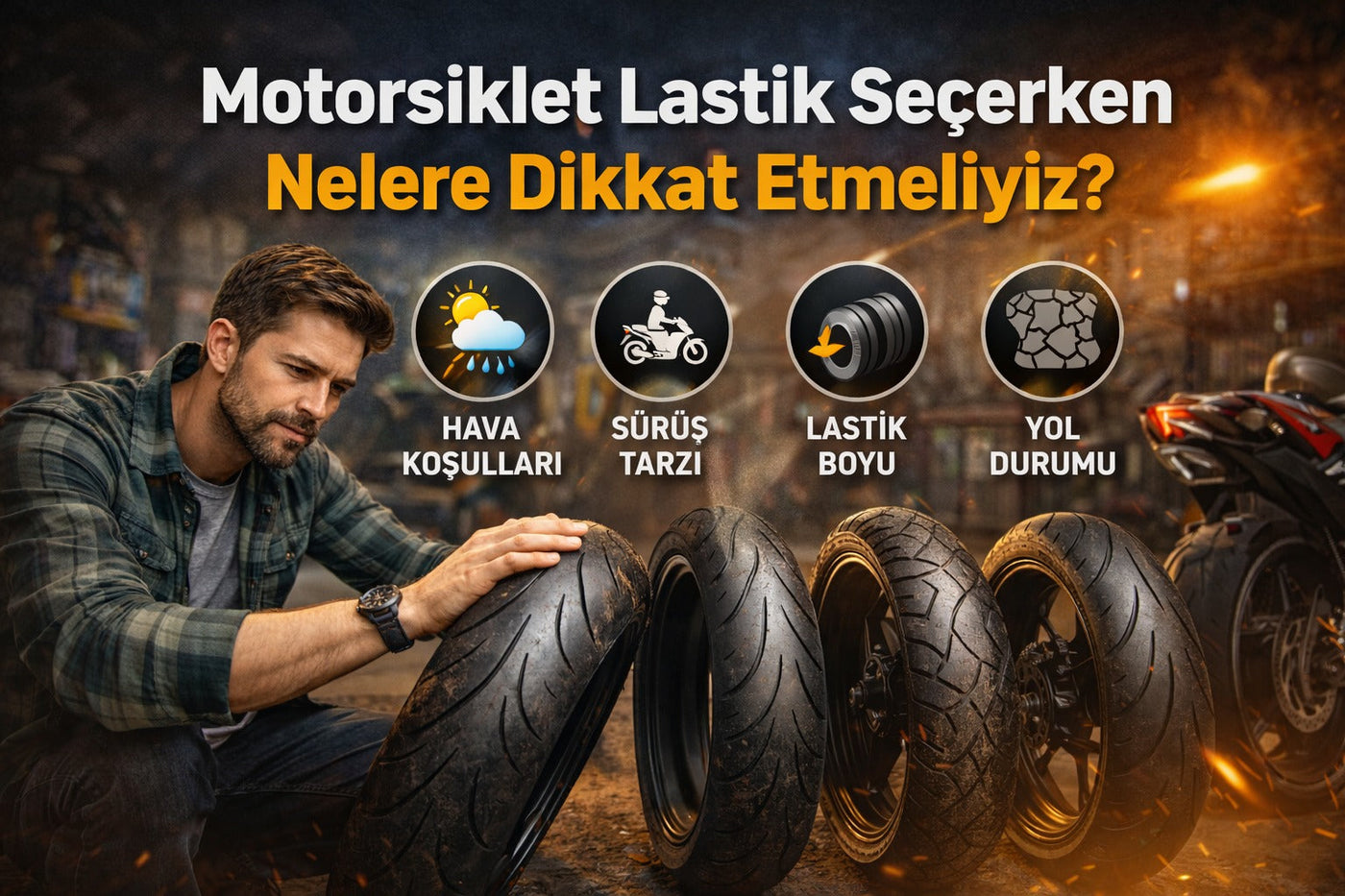 Motorsiklet Lastik Seçerken Nelere Dikkat Etmeliyiz? (2026 Güncel Rehber)