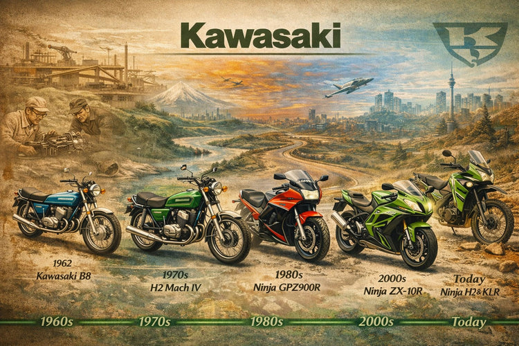 Kawasaki Motosiklet Tarihi: Z ve Ninja ile Doğan Performans Kimliği