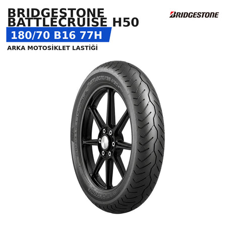 Bridgestone Battlecruise H50 180/70 B16 77H Arka Motosiklet Lastiği