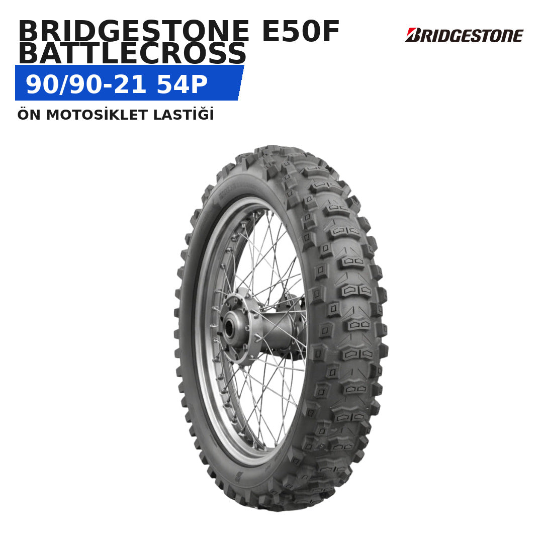 Bridgestone E50F Battlecross 90/90-21 54P Ön Motosiklet Lastiği