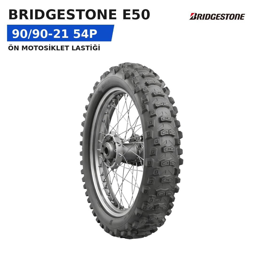 Bridgestone E50 90/90-21 54P Ön Motosiklet Lastiği