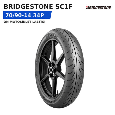 Bridgestone SC1F 70/90-14 34P Ön Motosiklet Lastiği