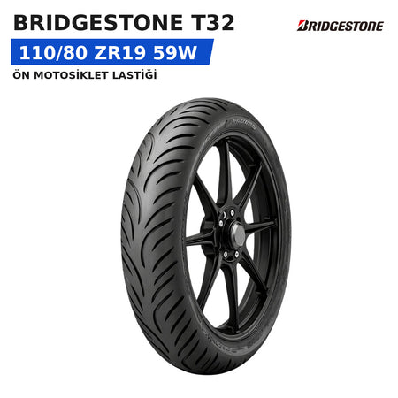 Bridgestone T32 110/80 ZR19 59W Ön Motosiklet Lastiği