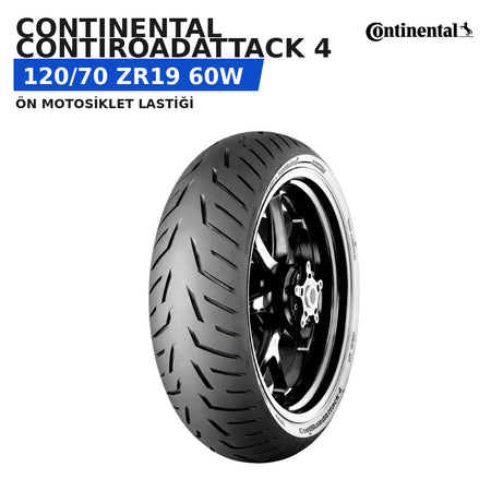 Continental ContiRoadAttack 4 120/70 ZR19 60W Ön Motosiklet Lastiği