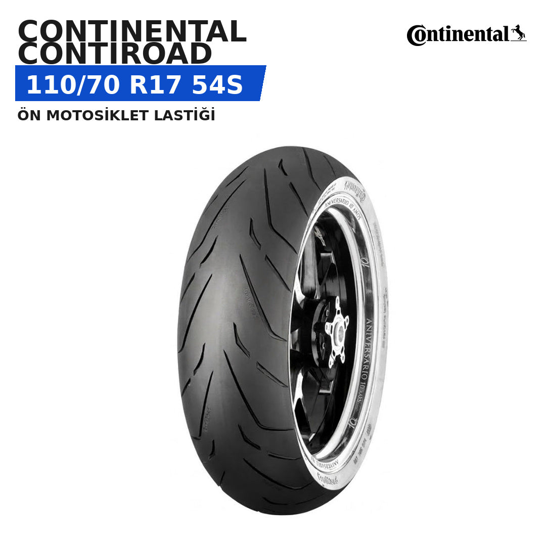 Continental ContiRoad 110/70 R17 54S Ön Motosiklet Lastiği