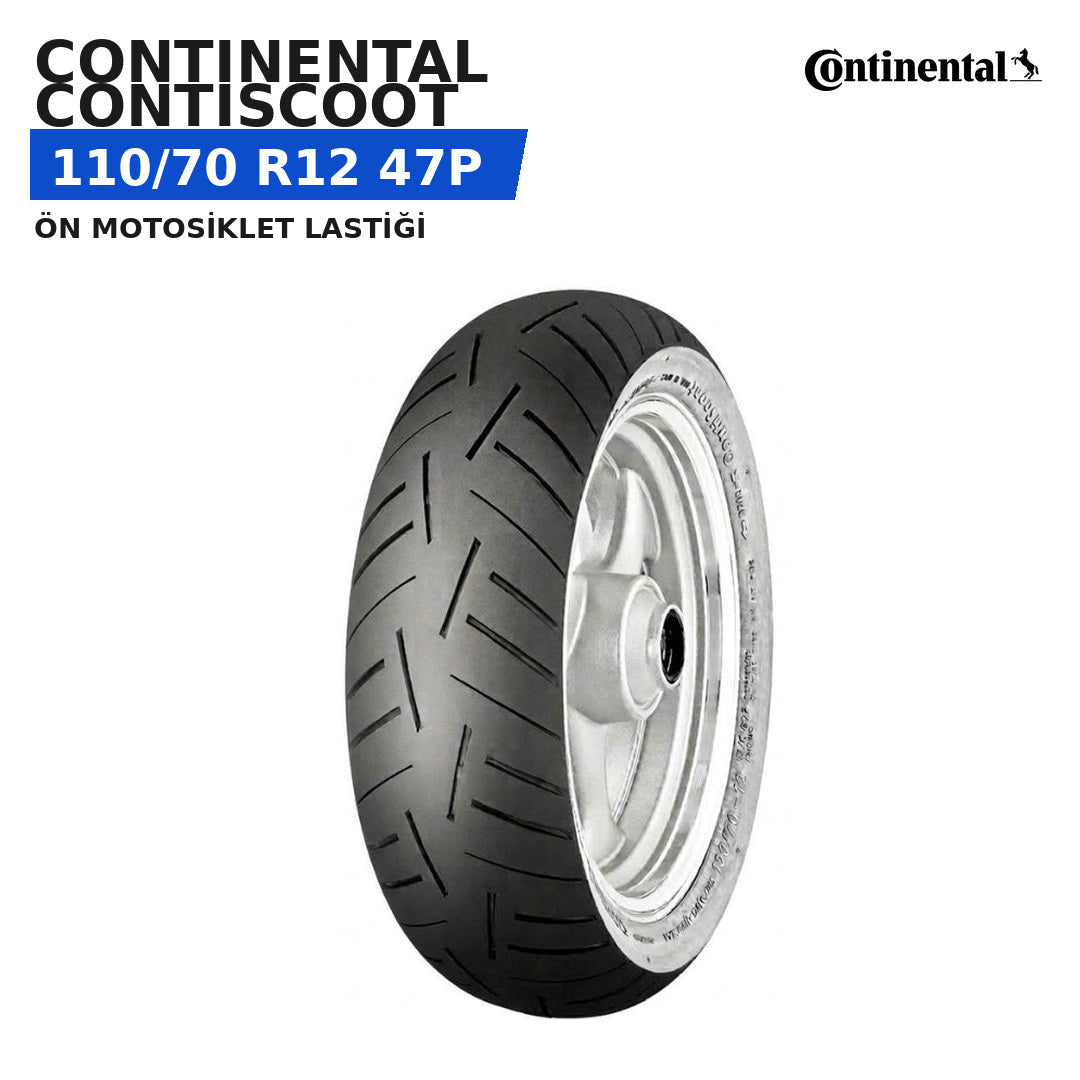 Continental ContiScoot 110/70 R12 47P Ön Motosiklet Lastiği