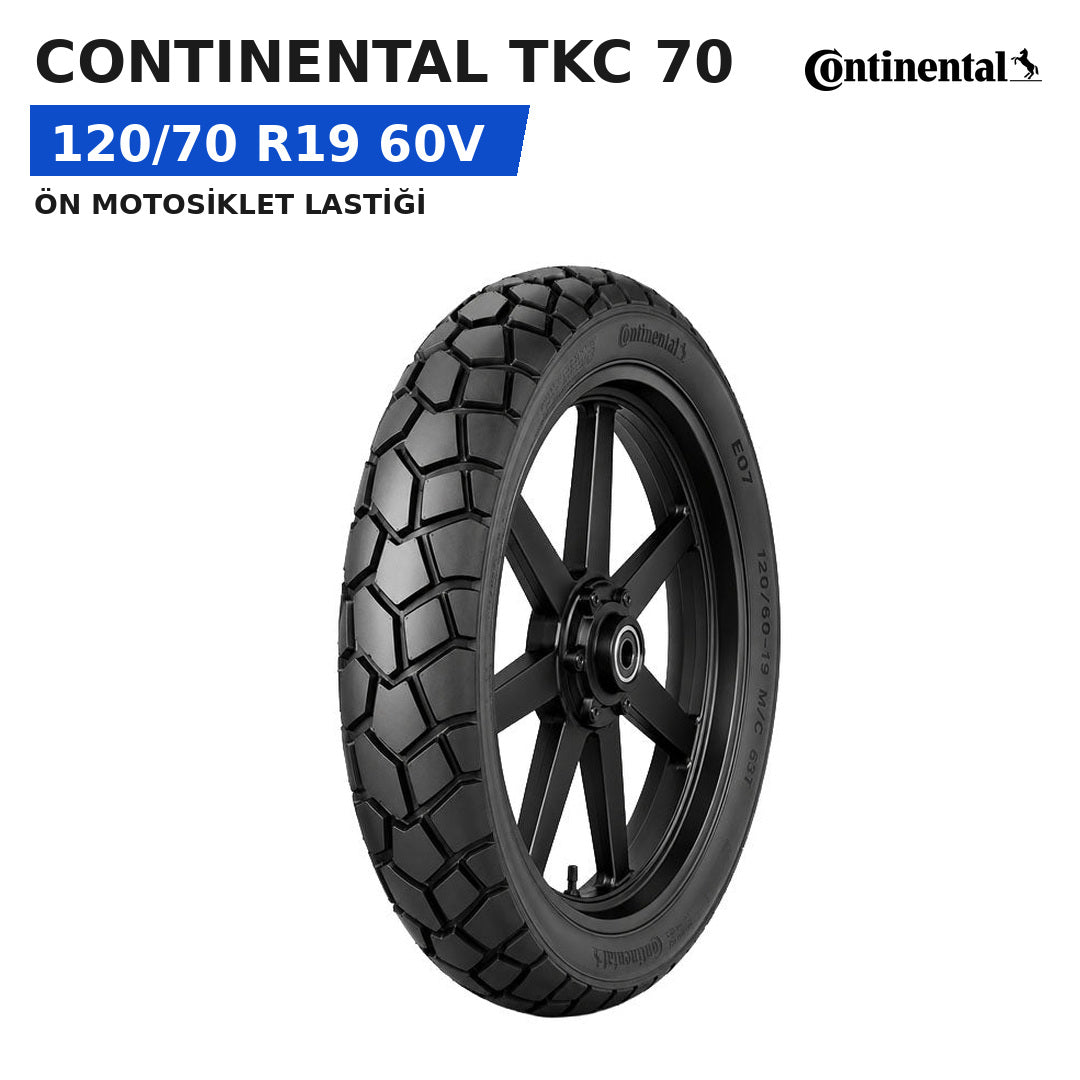 Continental TKC 70 120/70 R19 60V Ön Motosiklet Lastiği