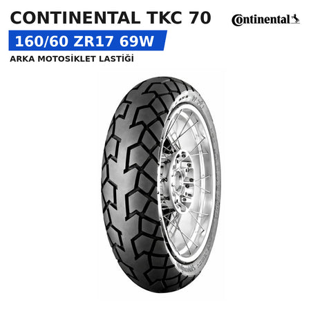 Continental TKC 70 160/60 ZR17 69W Arka Motosiklet Lastiği
