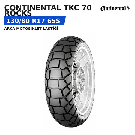 Continental TKC 70 Rocks 130/80 R17 65S Arka Motosiklet Lastiği