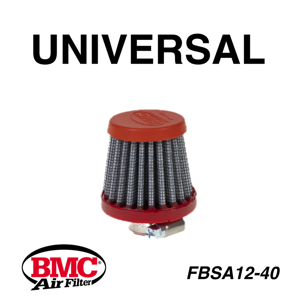 BMC FBSA12-40 Universal Motor Karter Havalandırma Filtresi 12 mm Boğaz