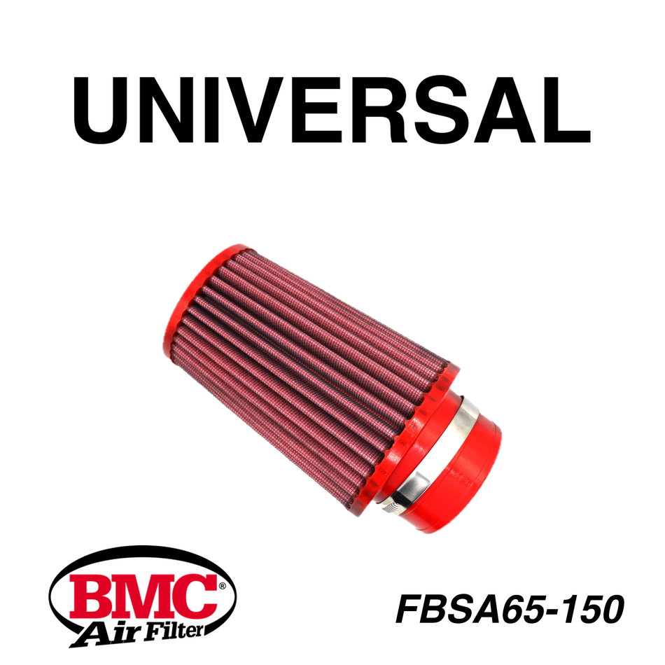 BMC FBSA65-150 Universal Konik Performans Hava Filtresi 65 mm Boğaz / 152 mm Yükseklik / Poliüretan Kapak
