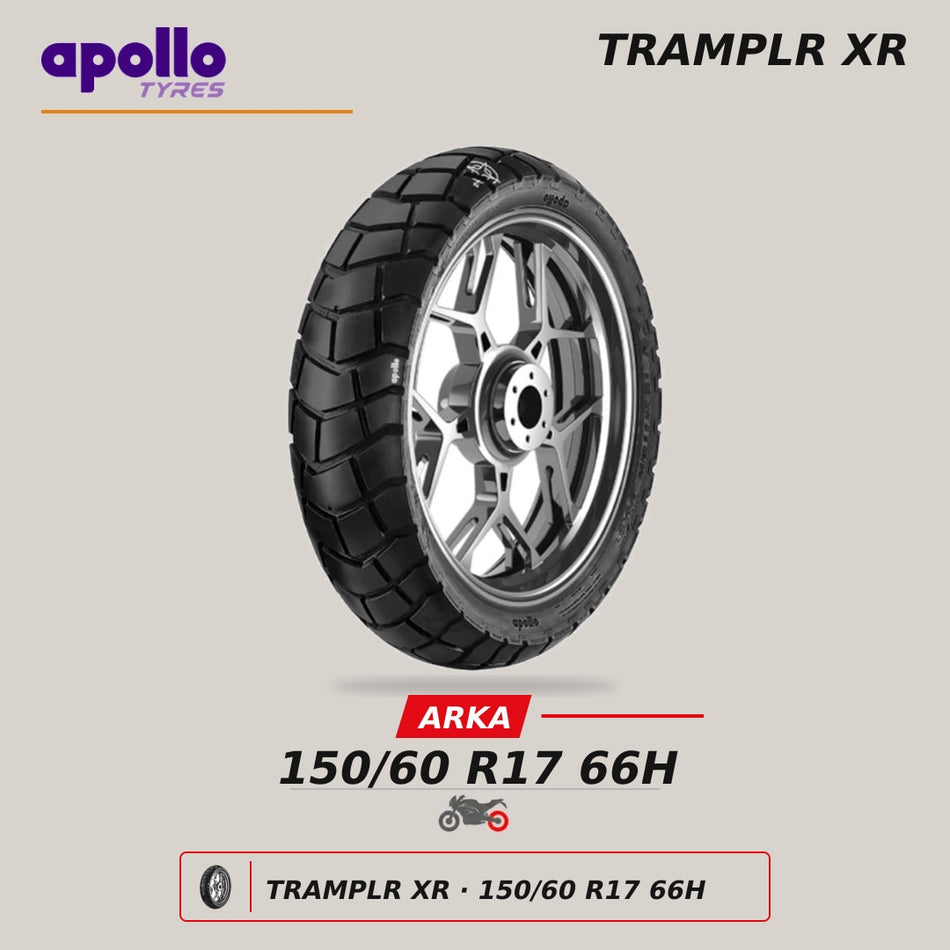 Apollo Tramplr XR 150/60 R17 66H Steel Radial Arka Motosiklet Lastiği