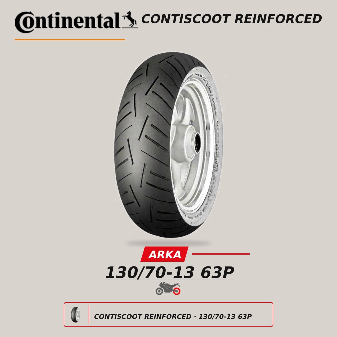 Continental ContiScoot Reinforced 130/70-13 63P Arka Motosiklet Lastiği