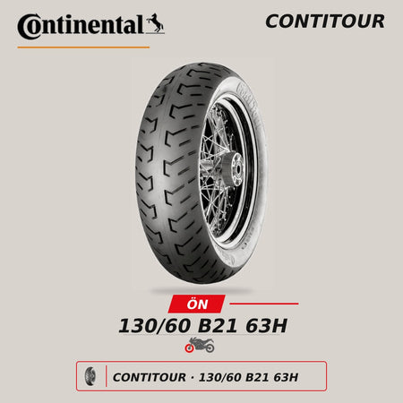 Continental ContiTour 130/60 B21 63H Ön Motosiklet Lastiği