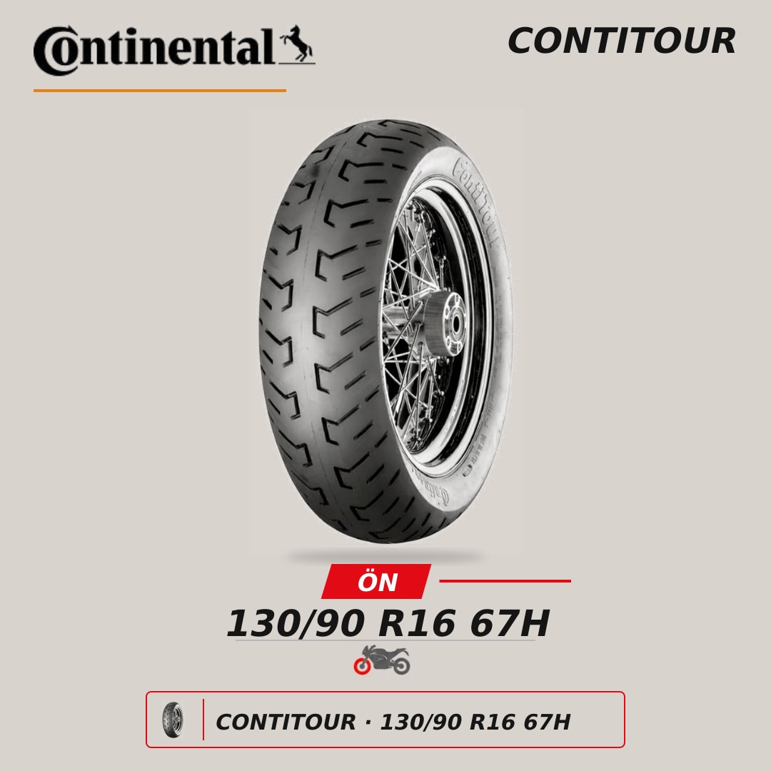 Continental ContiTour 130/90 R16 67H Ön Motosiklet Lastiği