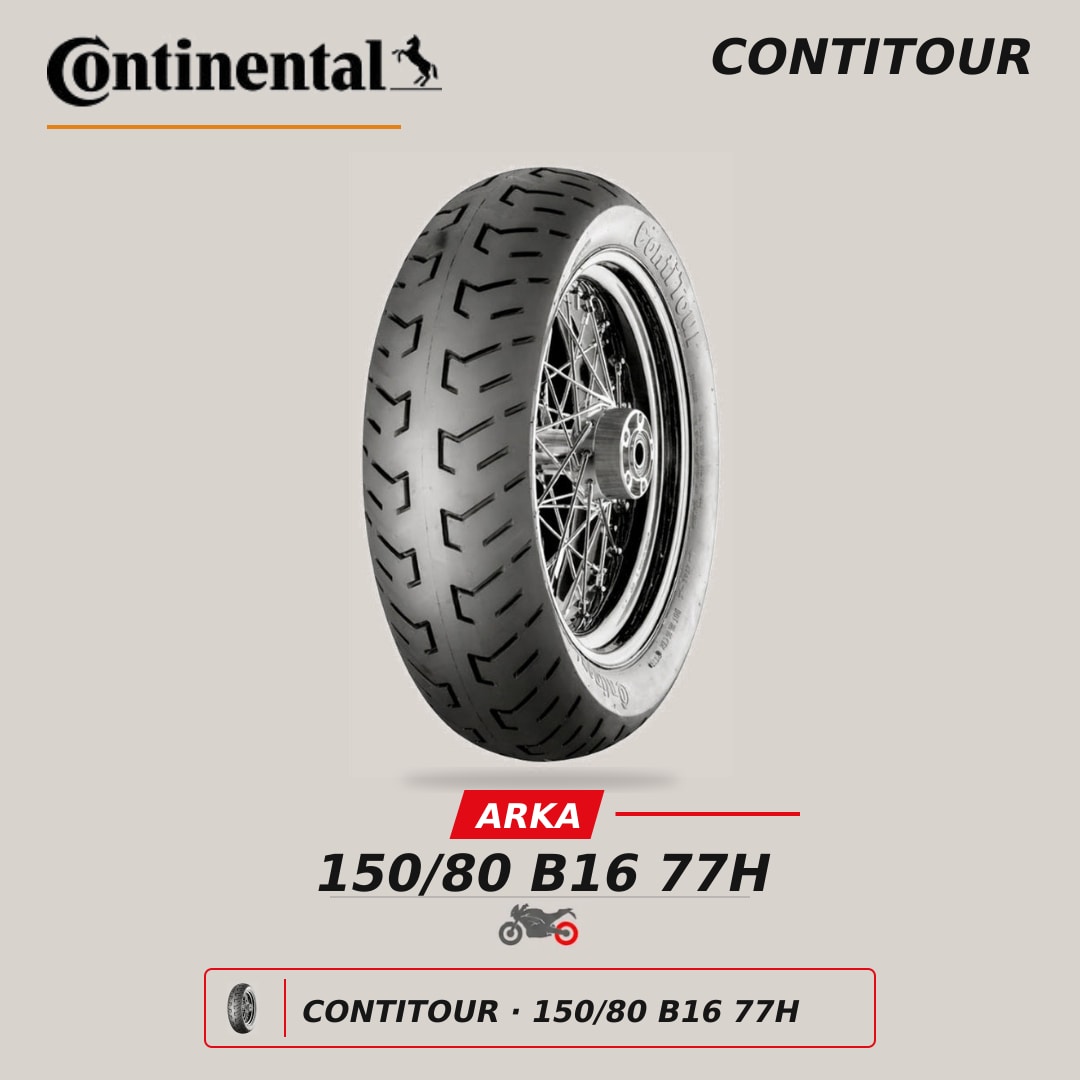 Continental ContiTour 150/80 B16 77H Arka Motosiklet Lastiği