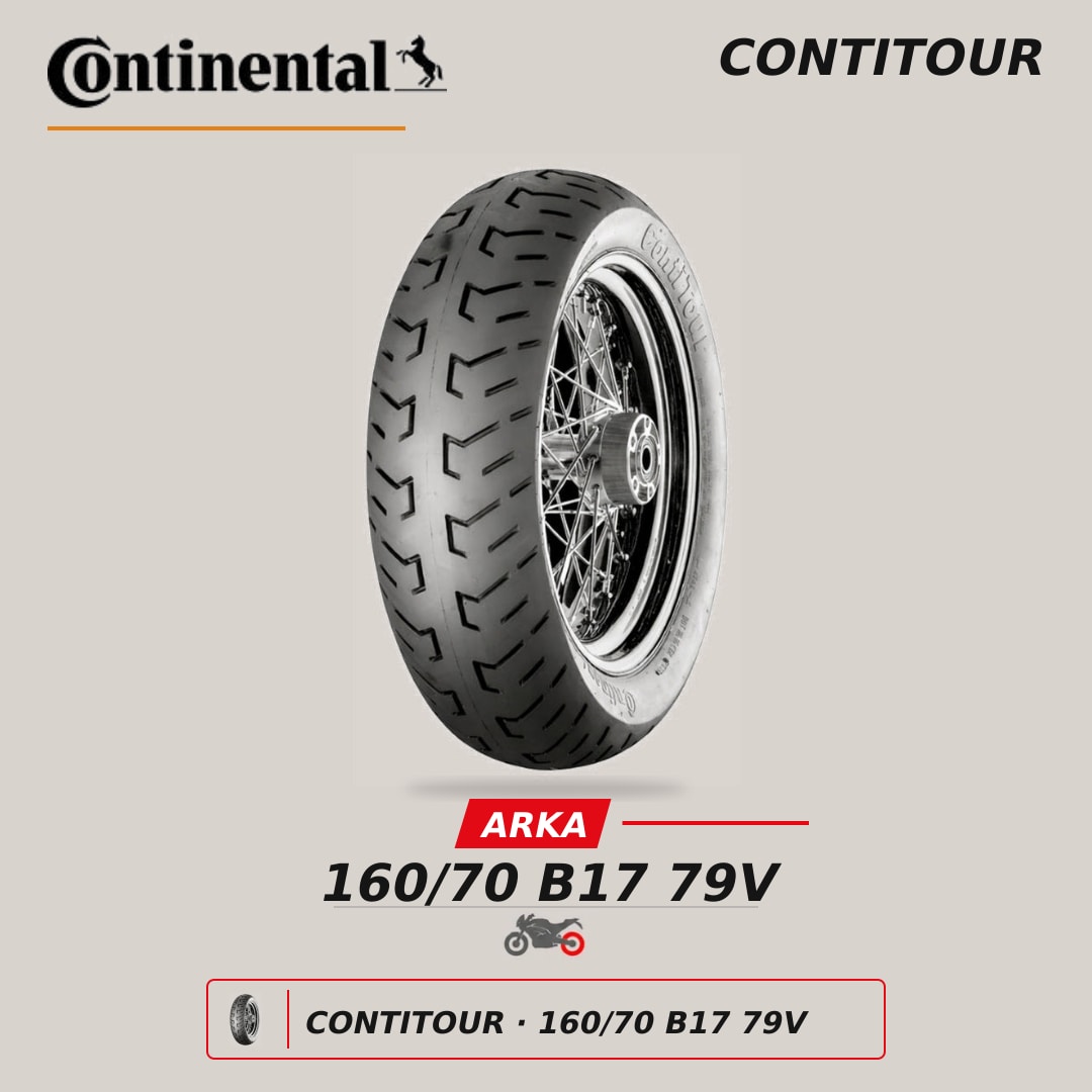 Continental ContiTour 160/70 B17 79V Arka Motosiklet Lastiği