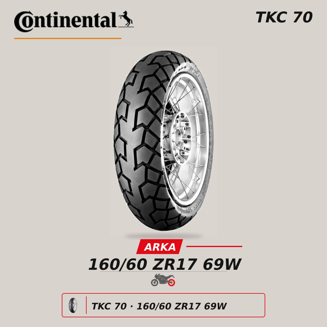 Continental TKC 70 160/60 ZR17 69W Arka Motosiklet Lastiği