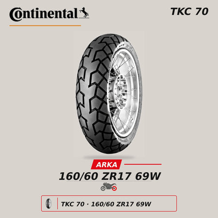 Continental TKC 70 160/60 ZR17 69W Arka Motosiklet Lastiği
