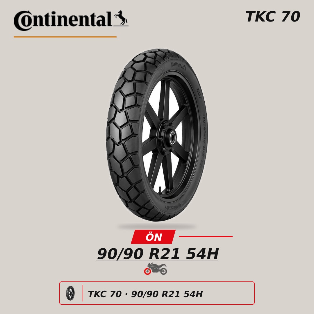 Continental TKC 70 90/90 R21 54H Ön Motosiklet Lastiği