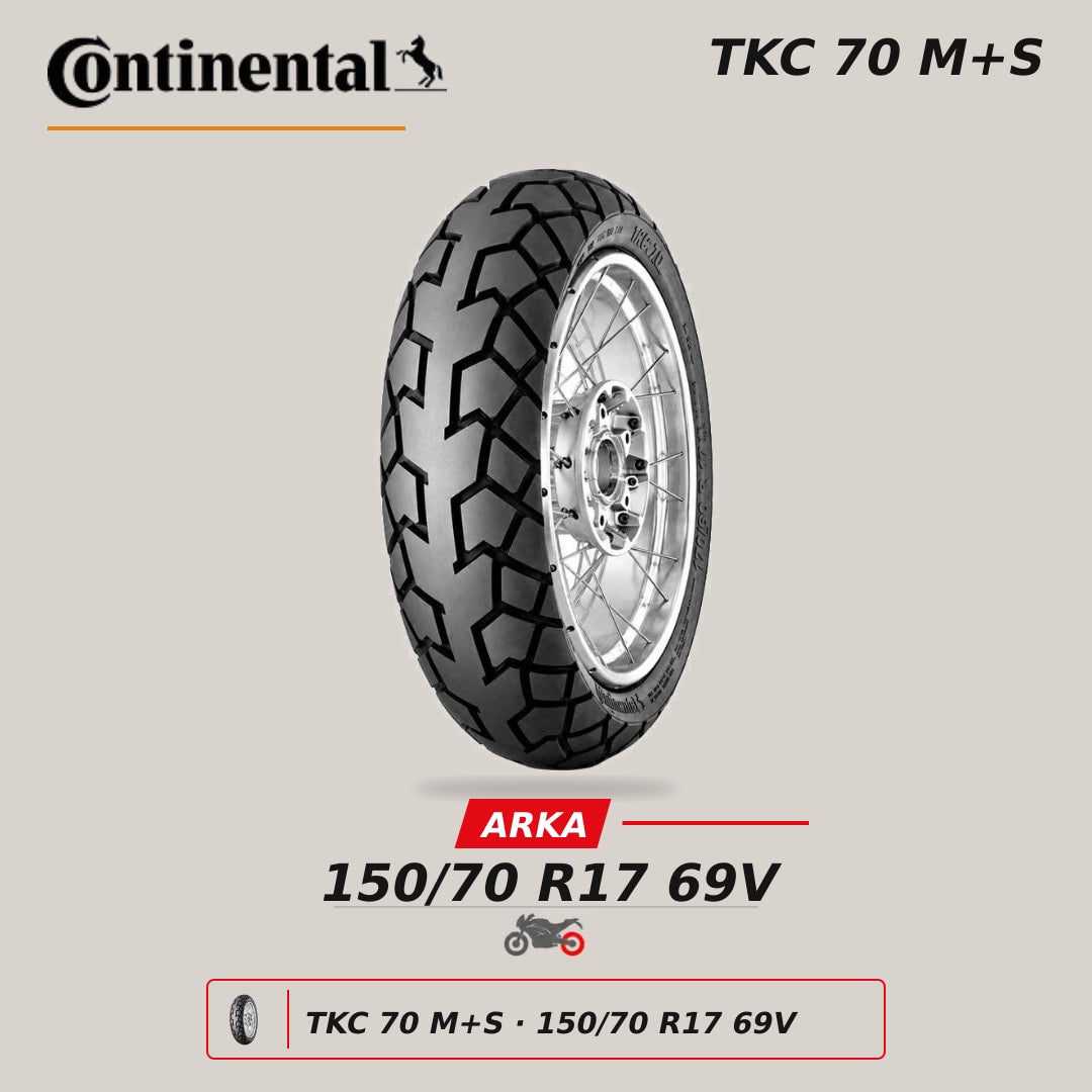 Continental TKC 70 M+S 150/70 R17 69V Arka Motosiklet Lastiği