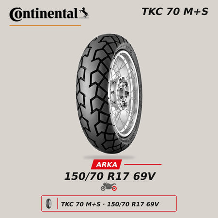 Continental TKC 70 M+S 150/70 R17 69V Arka Motosiklet Lastiği