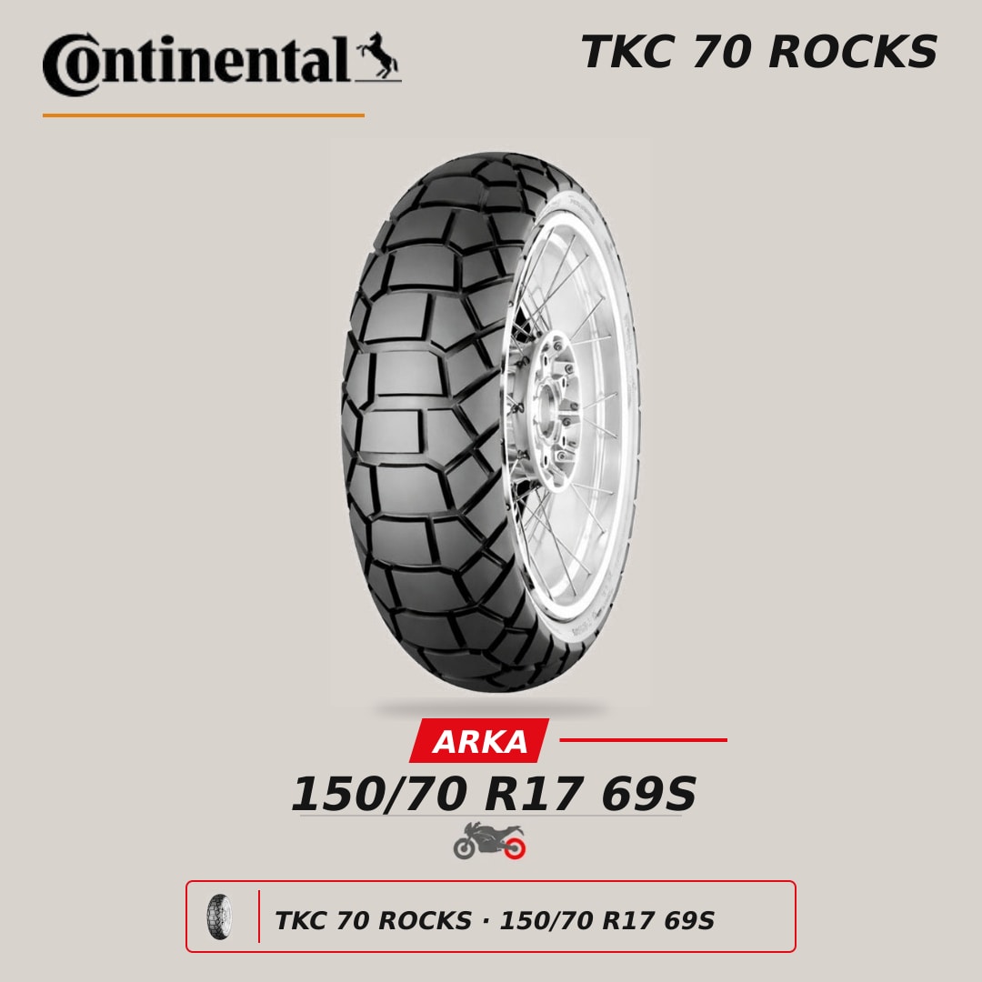 Continental TKC 70 Rocks 150/70 R17 69S Arka Motosiklet Lastiği