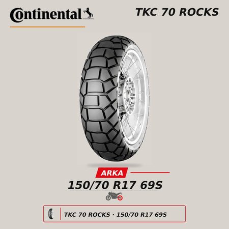 Continental TKC 70 Rocks 150/70 R17 69S Arka Motosiklet Lastiği